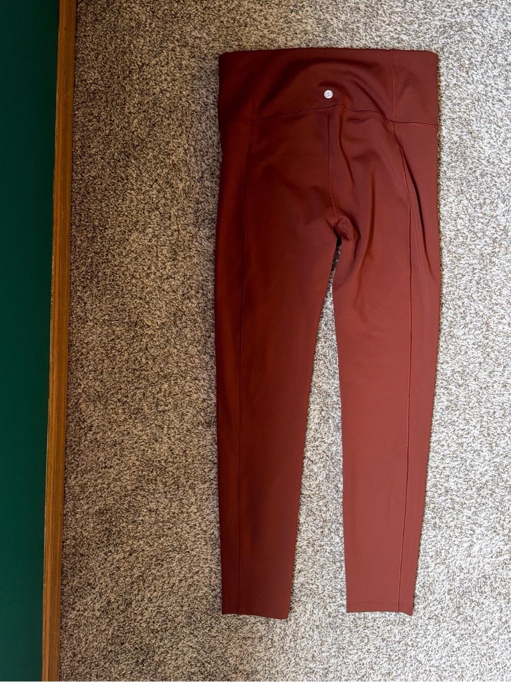 CALIA by Carrie Underwood Rust-Red Active Leggings - Picture 2 of 4